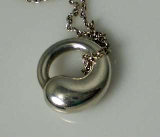 Tiffany & Co Silver Peretti Eternal Circle Necklace  