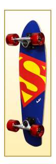 Superman Complete Longboard MICRO Cruiser skateboard  