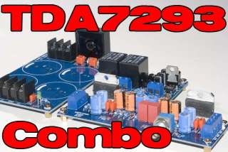 TDA7293 PowerAmp DIY Kits OCL 60Wx2 or BTL 120Wx1 COMBO  