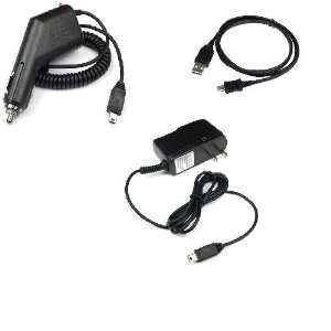  3 Piece Pack (Chargers and USB Cable) for T Mobile HTC 