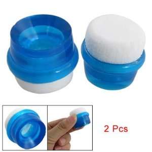  Plastic White Foam Water Faucet Tap Filter 2 Pcs