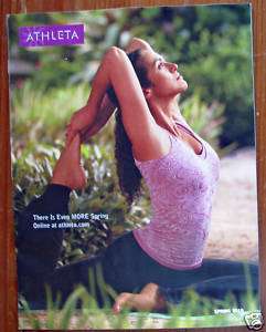 Athleta Catalog Spring 2010 Women Fashion Yoga Running  