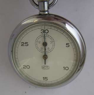 Vintage Umf Ruhla 1960 German Stopwatch Watch Perfect Just Serviced 