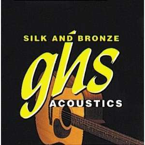  GHS Silk and Bronze Acoustic Guitar Strings Regular 