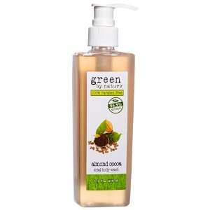  Green By Nature Body Wash, Almond Cocoa, 7.10 Ounce Bottle 