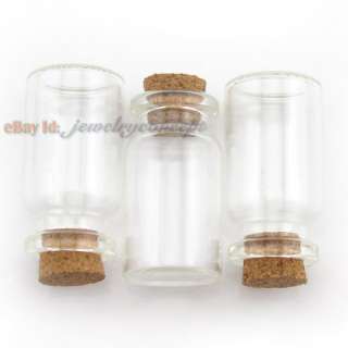 Free Ship 8x Wishes Bottle Glass Fit DIY Crafts 120301  