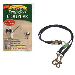 31371 Sporn XS Small to Toy Size Dogs Coupler for Leash to walk 2 at 
