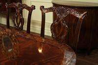 High End Dining Table  Federal Style  12 ft Mahogany  