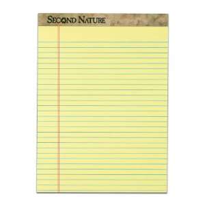  TOPS Second Nature Legal Pads, Recycled, Legal Rule, 8.5 x 