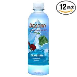 Destiny Deep Sea Water, 33.8 Ounce Bottles (Pack of 12)  
