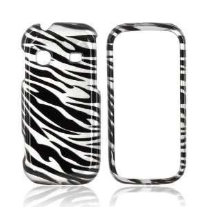 Black Silver Zebra Hard Plastic Case Snap On Cover For 