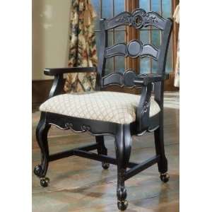    Hills of Provence dining arm chair with casters
