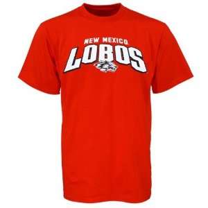  New Mexico Lobos Red Big Time T shirt