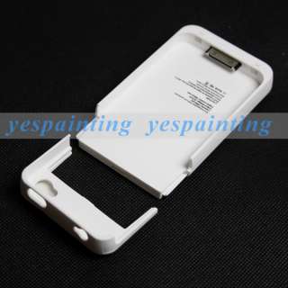New 1900mAh External Backup Battery Charger Case Cover For iPhone 4 4S 