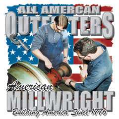 American Millwright Building America Since 1776 T Shirt Tee Hoodie 