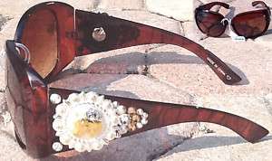 Western style SUNGLASSES w crystals BLING horse cowgirl  