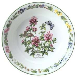   Royal Worcester Herbs Porcelain 8 Inch Cereal Bowl