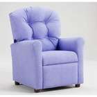 brazil furniture children s button back recliner material oxygen blue