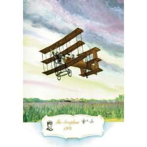  Exclusive By Buyenlarge The Aeroplane 1909 12x18 Giclee on 
