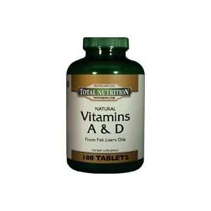  Vitamins A & D (10,000 I.U./400 I.U.)   100 Tablets 