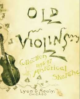 Old eBooks on Violin Violins Violas Violoncellos on CD  