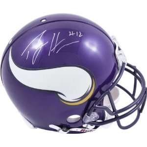 Percy Harvin Autographed Pro Line Helmet  Details Minnesota Vikings 