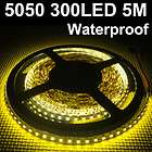  Waterproof Warm White 5050 300 LED SMD Flexible Strip Light 3M Tape