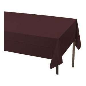  Brown Plastic Tablecloth 54 x 108