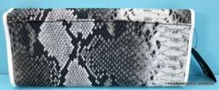Kenneth Cole Snakeprint Wristlet Wallet NWT $48 Convertible Framed 