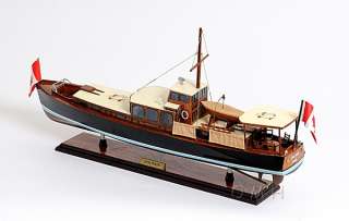Dolphin Yacht Wooden Model Boat Ship Sailboat Canada  