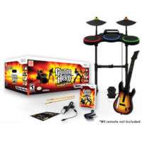 Guitar Hero WORLD TOUR BAND KIT Bundle Set Nintendo Wii 047875955219 