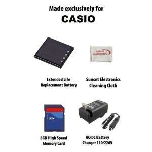  Li Ion Extended Life Replacement Battery Pack For The Casio NP 