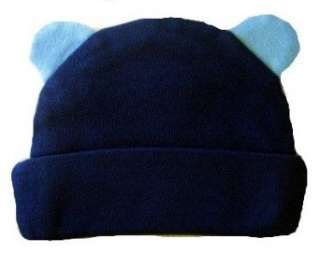  Blue Baby Bear Hat with Ears Clothing