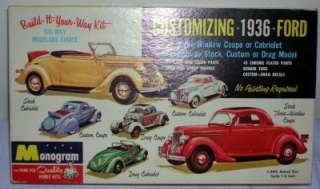 Monogram Customizing 1936 Ford Model kit #PC68 198  