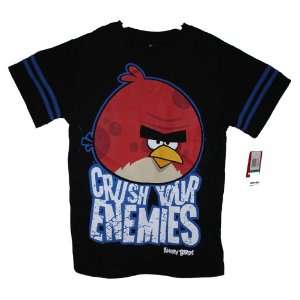  Licensed Rovio Angry Birds T shirt Boy Size Large Black 
