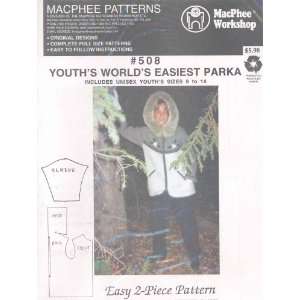  Youths Worlds Easiest Parka By The Each Arts, Crafts & Sewing
