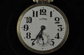   16S ILLINOIS 17J POCKETWATCH GRADE 706 DOUBLE ROLLER FROM 1918  