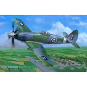   48 British Supermarine Spiteful F Mk 14 WWII Fighter Kit Toys & Games