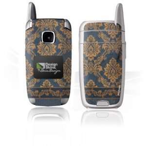  Design Skins for Nokia 6101   Blue Barock Design Folie 