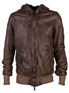 Giorgio Brato Hooded Leather Jacket   Traffic Men   farfetch 
