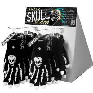  Street FX Light Up Skull Gloves with Display 1045747 Automotive