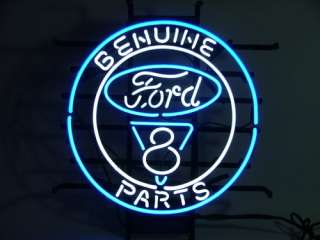 New FORD V8 AMERICAN AUTO BEER BAR PUB NEON LIGHT SIGN  