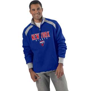 New York Giants Sweatshirts G III New York Giants Quarter Zip 