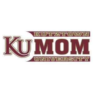   KUTZTOWN UNIVERSITY MOM WITH KU INTERLOCK   10.2 x 3.6 Sports