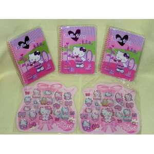   Hello Kitty Note Pads & Stickers Sheets (Sold As a Set) Toys & Games