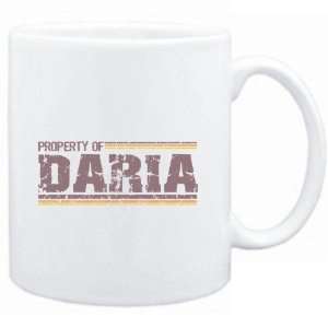  Mug White  Property of Daria   Vintage  Female Names 