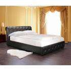 Abbyson Living Faux Leather Queen size Bed, White By Abbyson Living