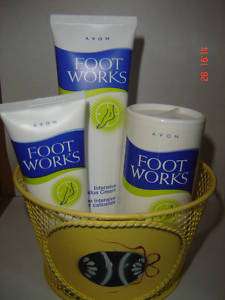 AVON   Foot Works Gift Basket  