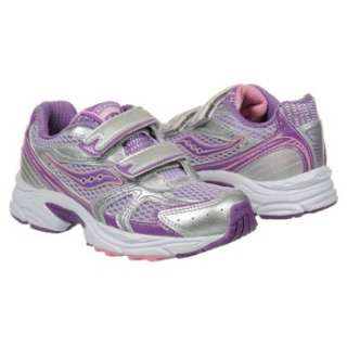 Athletics Saucony Kids Cohesion 4 H&L Pre Violet/Purple/Silver Shoes 