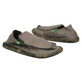 Mens Sanuk Rasta Wombat Green Shoes 